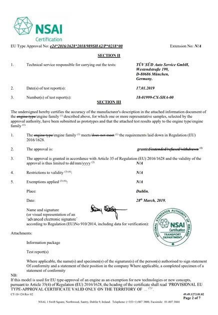 Euro 5 for chainsaw above 50cc