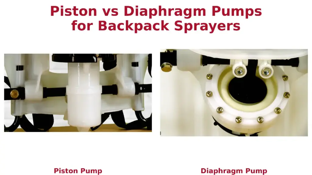 backpack sprayer piston vs diaphragm pump