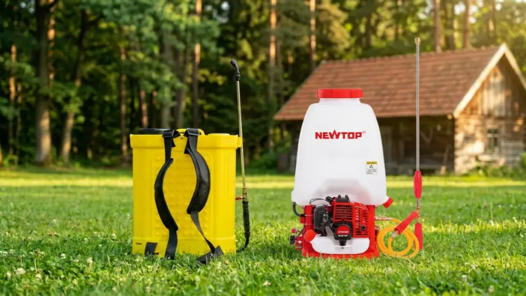 manual knapsack sprayer vs gasoline knapsack sprayer