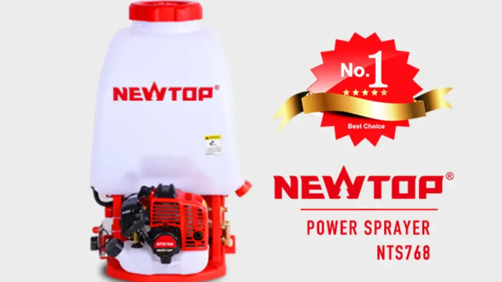 newtop backpack sprayer NTS768 display