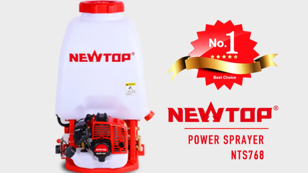 newtop backpack sprayer NTS768 display