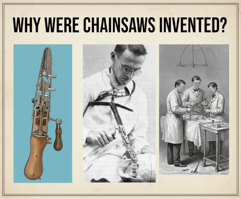 why were chainsaws invented