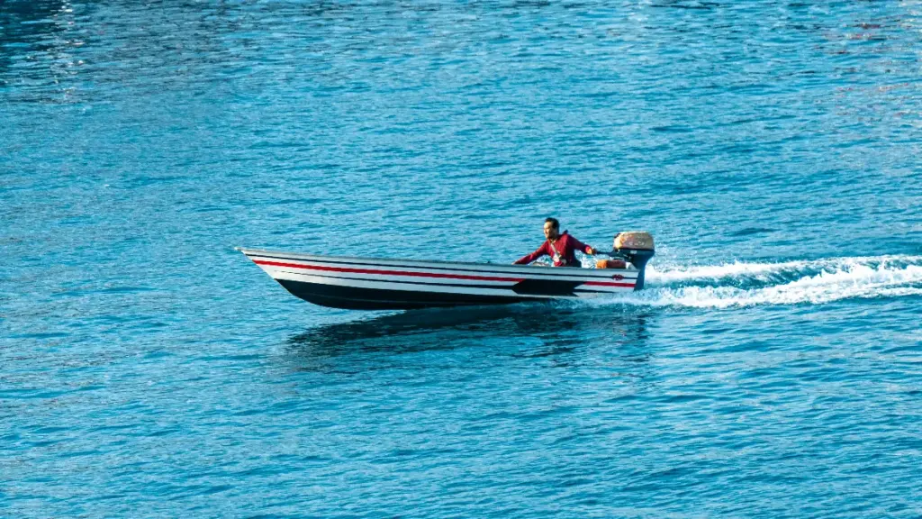 a person in a boat
