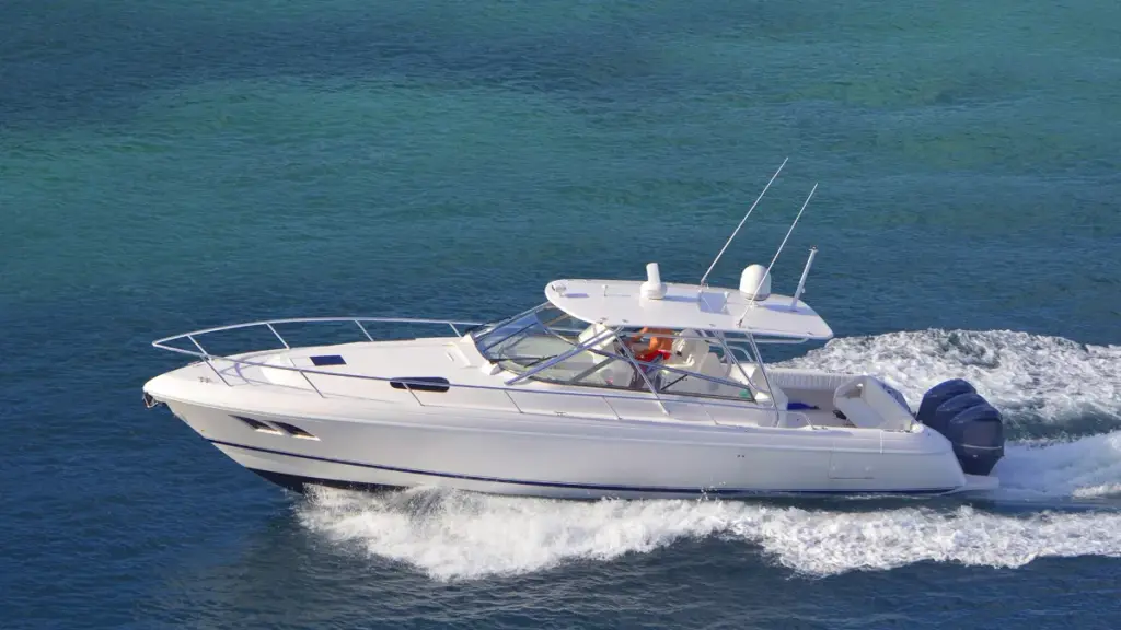 NEWTOP outboard motors mounted on the boat