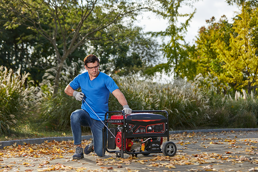 how does a gasoline generator work