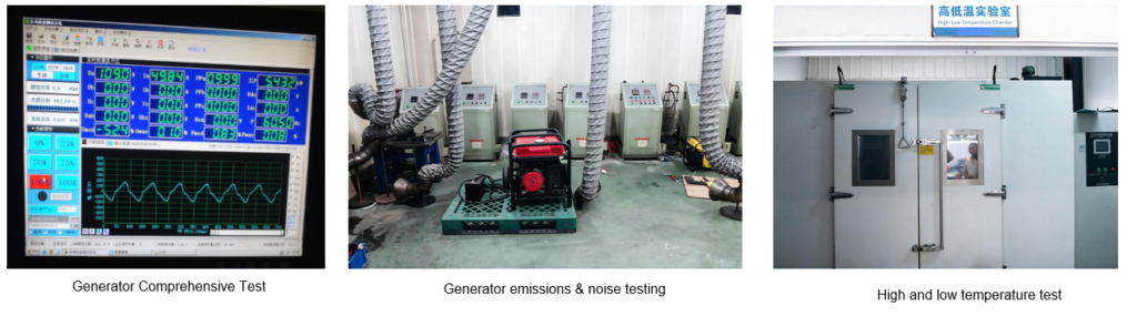 NEWTOP finished generator performance, noise, emission, and temperature testing