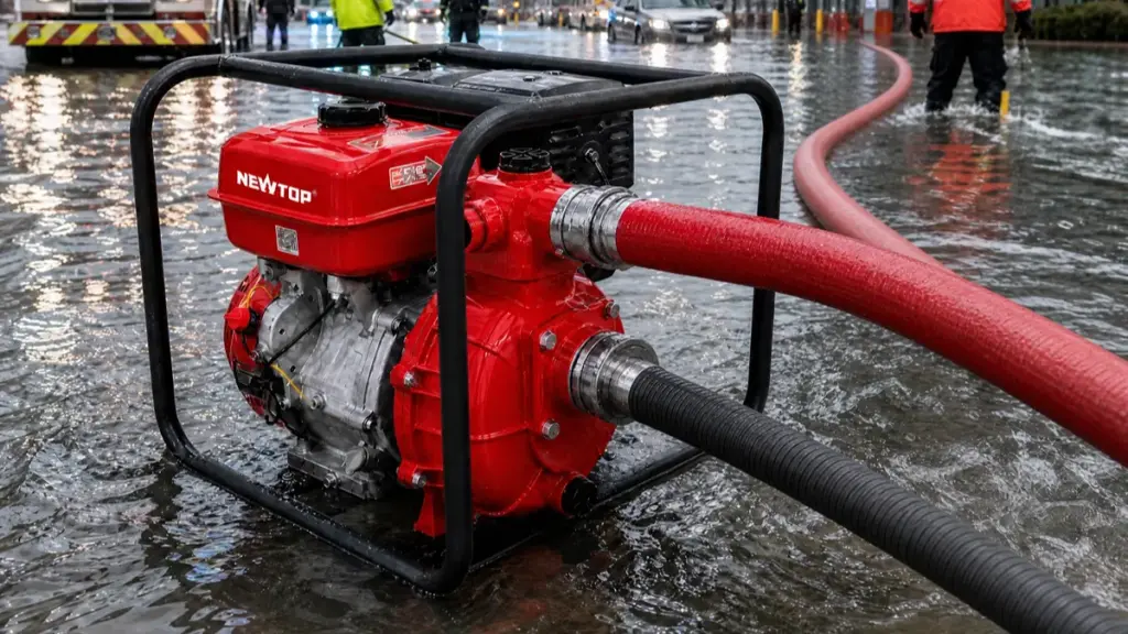 water pump emergency drain