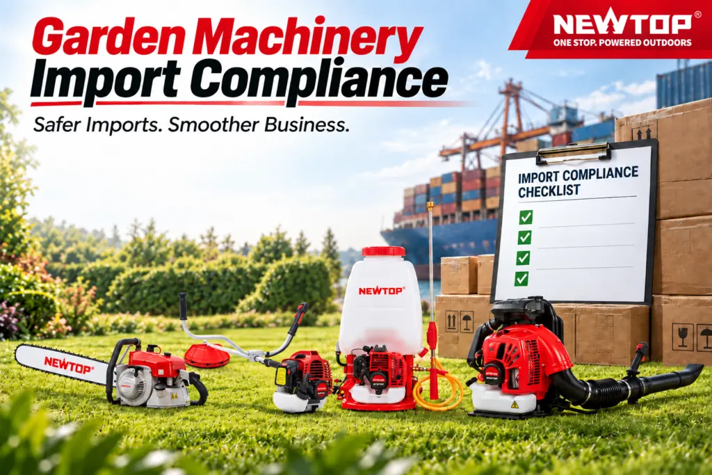 Garden machinery import compliance for Africa and Latin America
