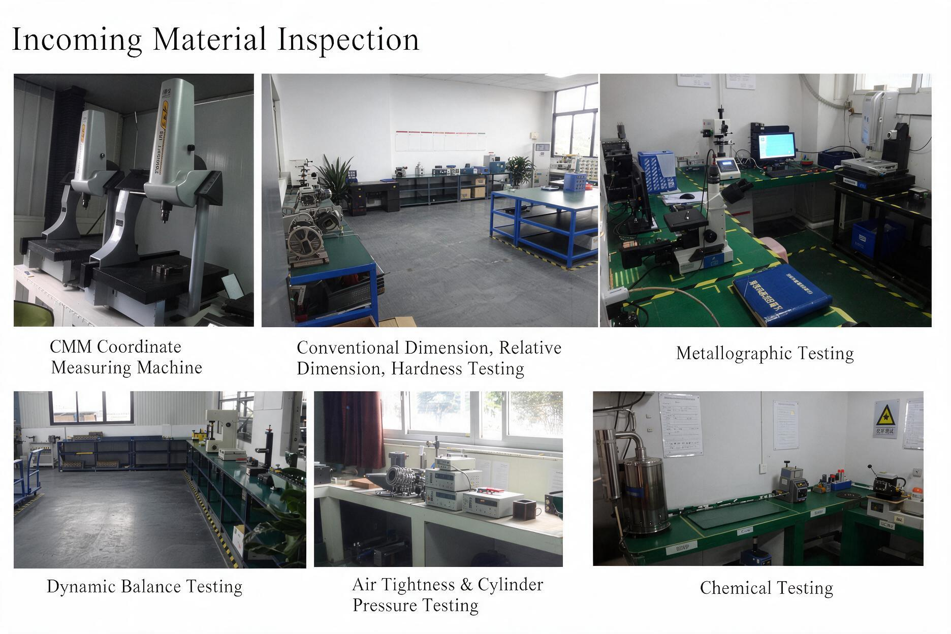 Quality inspection equipment for outdoor power equipment parts at NEWTOP